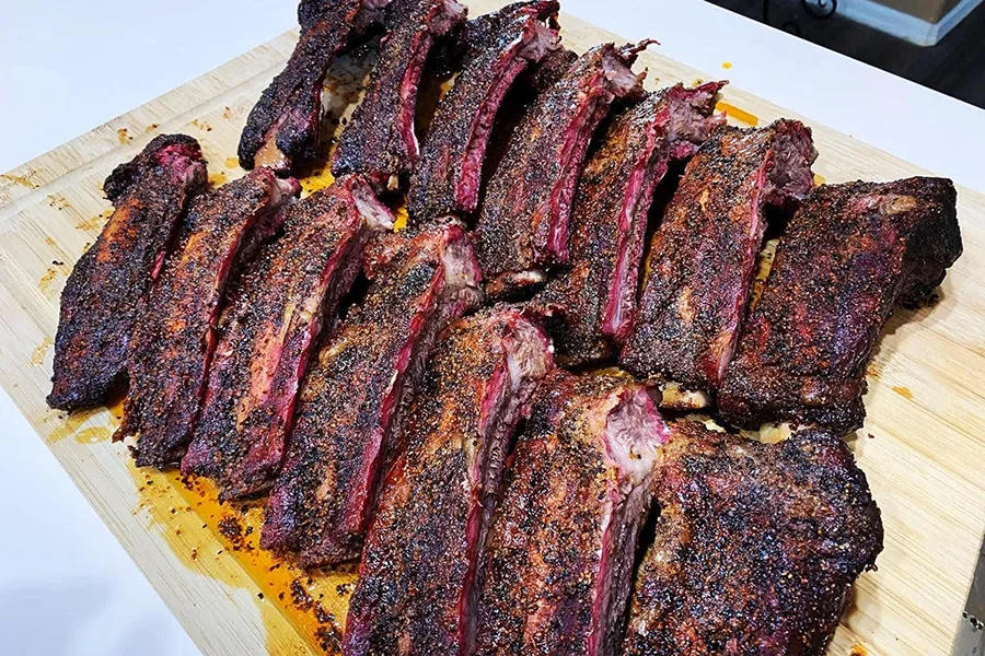 smoked ribs